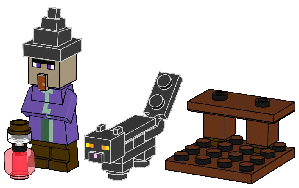 LEGO 662408-1 Witch and Black Cat