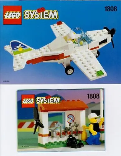 LEGO 1808-1 Light Aircraft and Ground Support