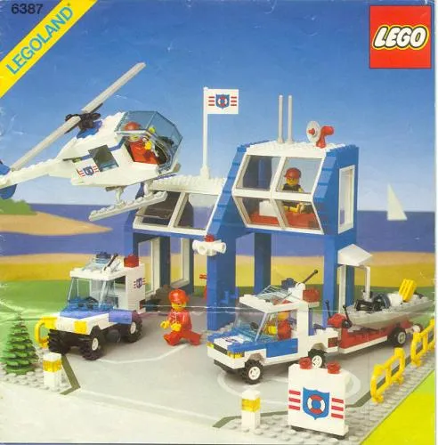 LEGO 6387-1 Coastal Rescue Base