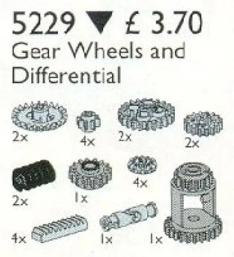 LEGO 5229-1 Gears & Differentials