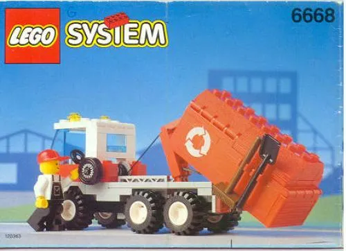 LEGO 6668-1 Recycle Truck