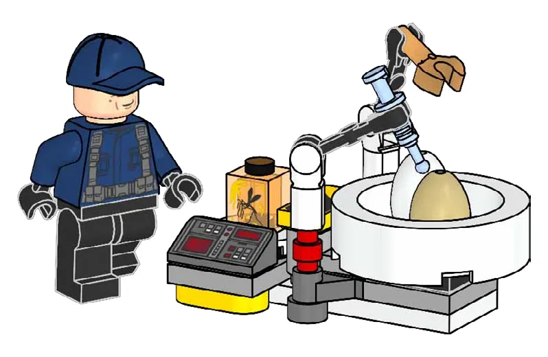LEGO 122509-1 Guard with Incubator
