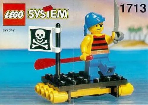 LEGO 1713-1 Shipwrecked Pirate