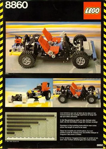 LEGO 8860-1 Car Chassis
