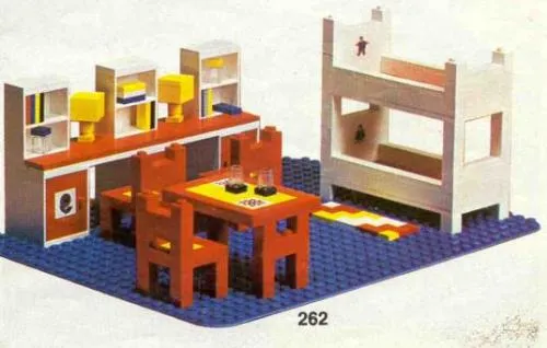 LEGO 262-2 Complete Children's Room Set