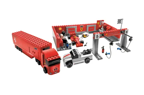LEGO 8155-1 Ferrari F1 Pit 1:55