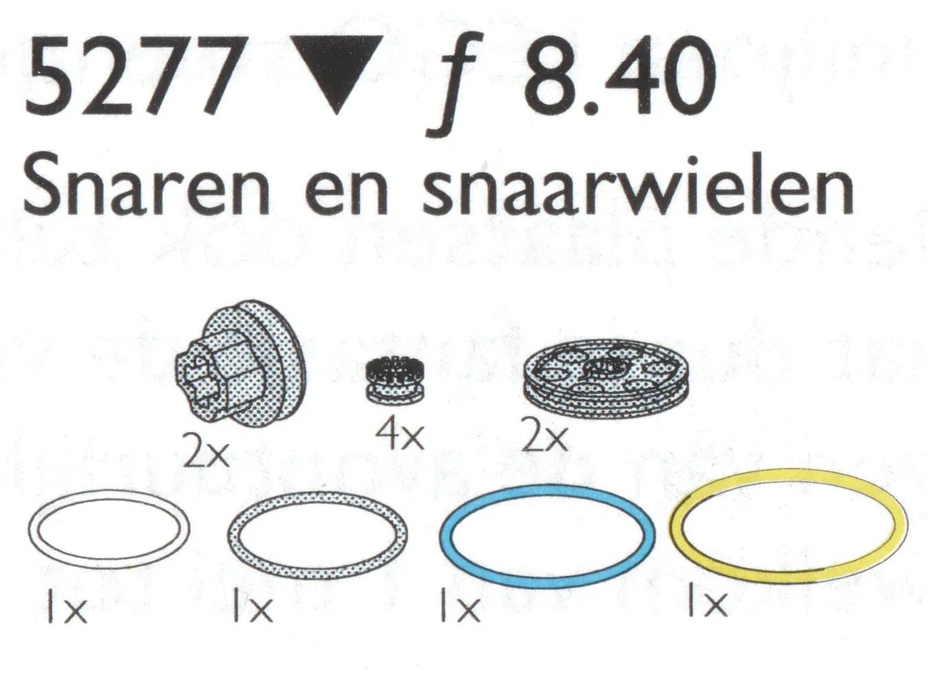 LEGO 5277-1 Pulleys & V-Belts
