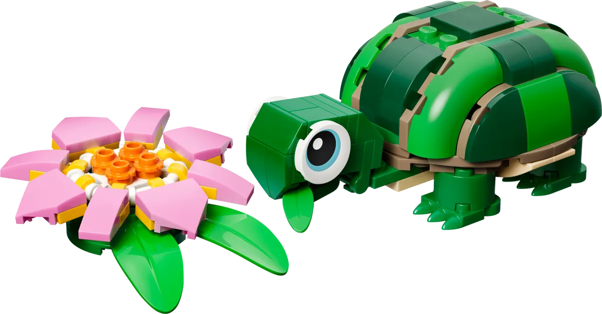 LEGO 31377-1 Turtle with a Water Lily Flower