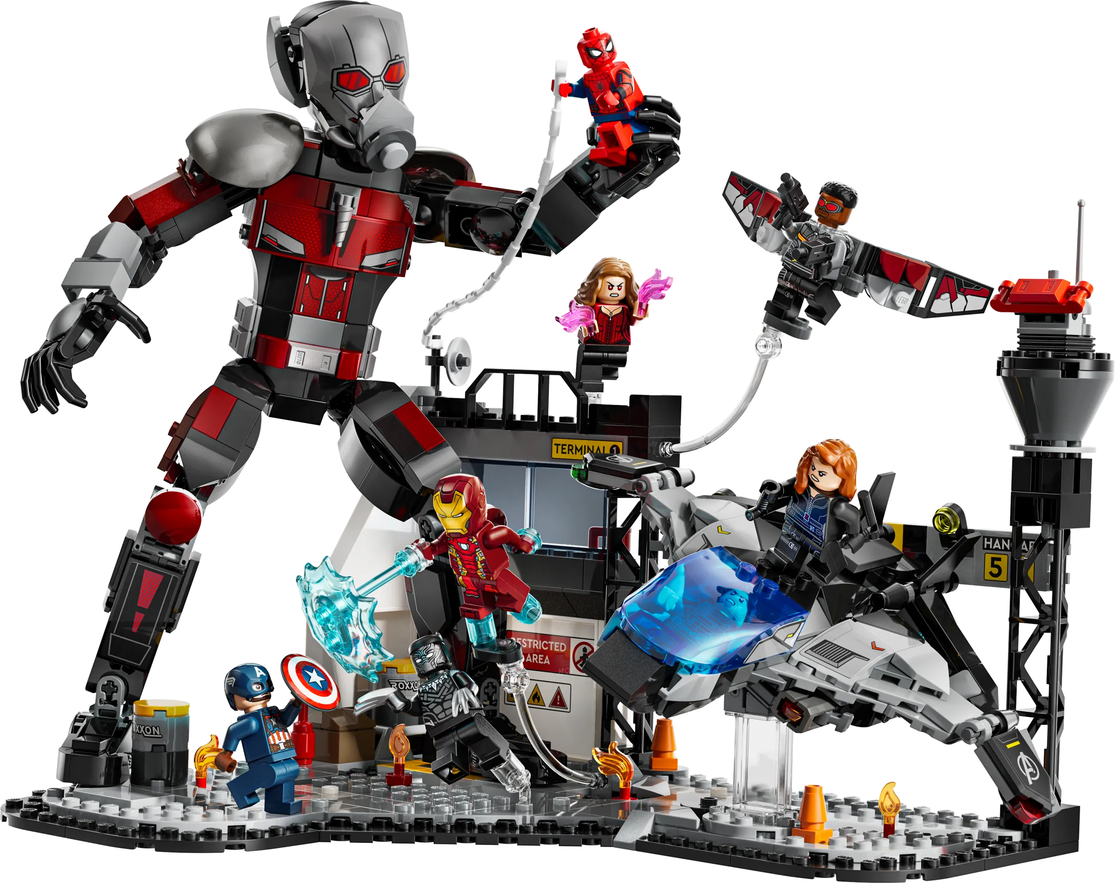 LEGO 76314-1 Captain America: Civil War Battle