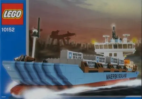 LEGO 10152-1 Maersk Sealand Container Ship 2004 Edition
