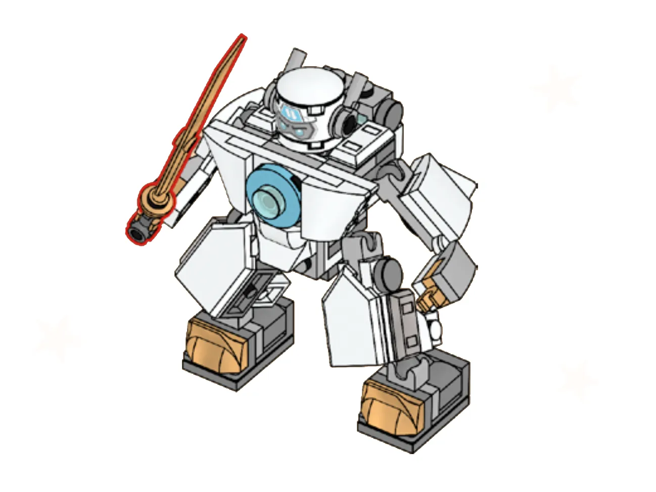 LEGO L0002212-1 Zane-Mech