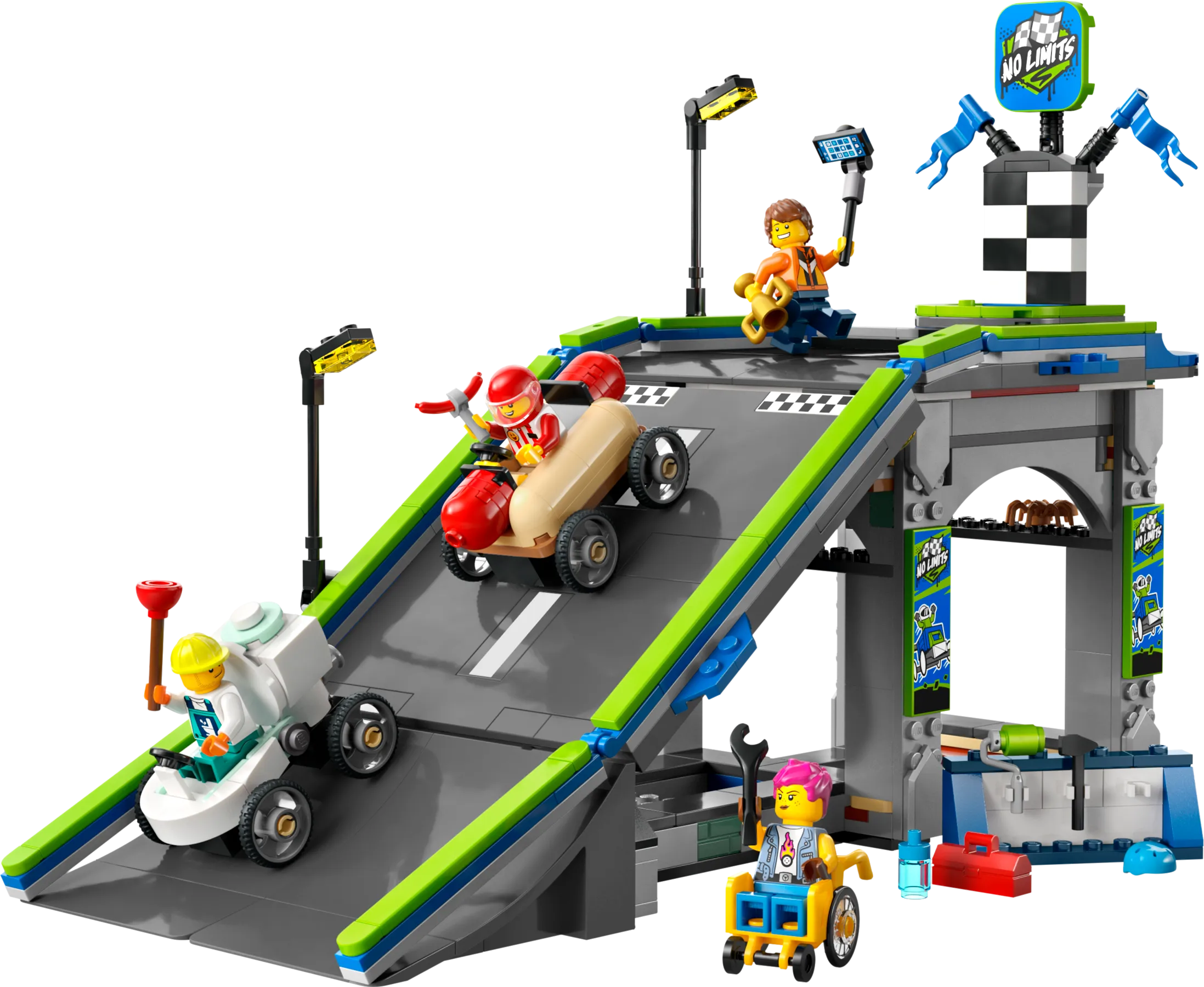 LEGO 60460-1 No Limits: Race Car Ramp Track