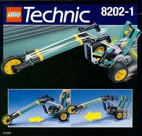 LEGO 8202-1 Blast Off Chopper with Bungee Cord Power!