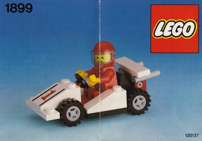 LEGO 1899-1 Race Car Number 1