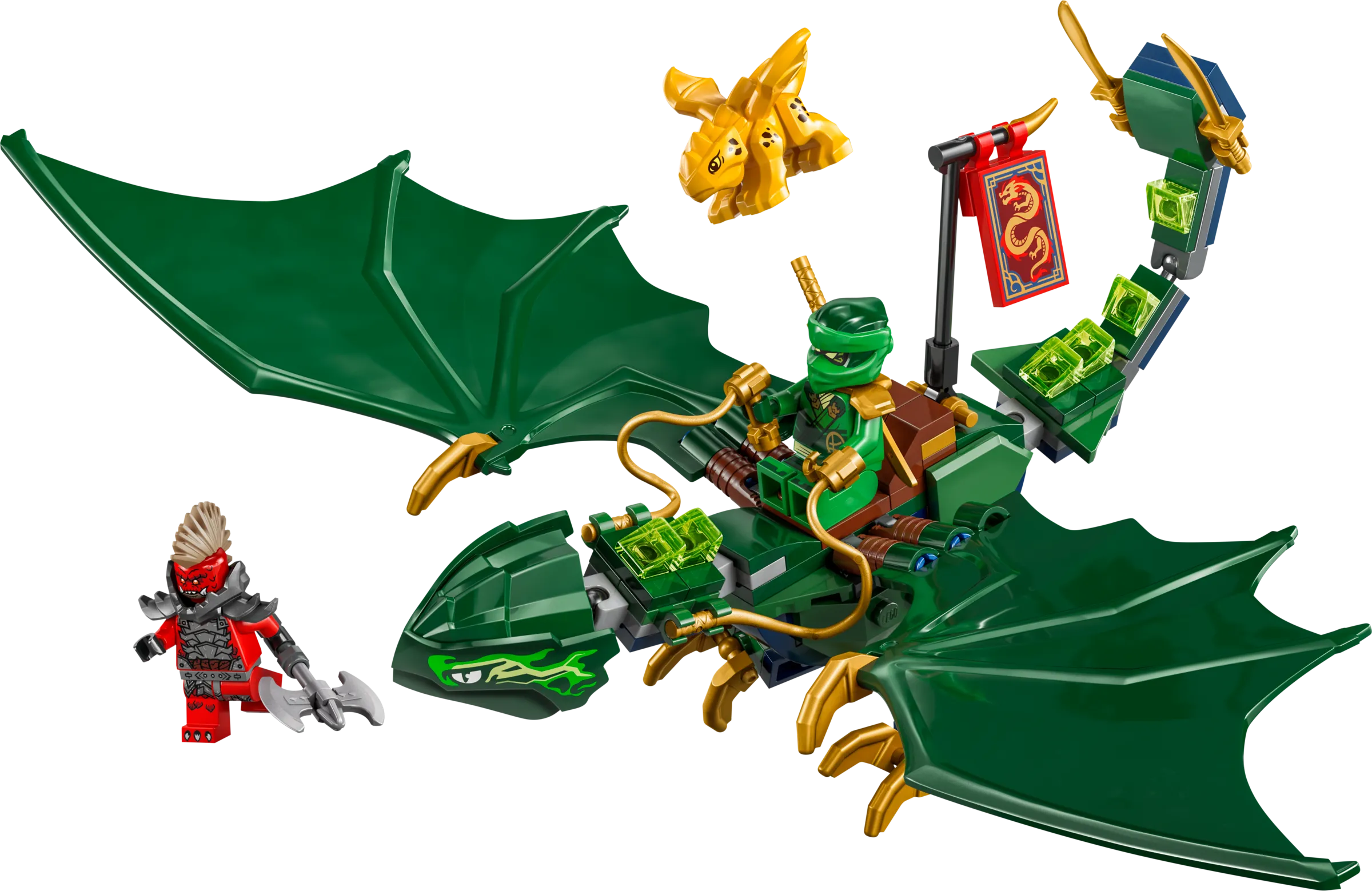 LEGO 71829-1 Lloyd's Green Forest Dragon