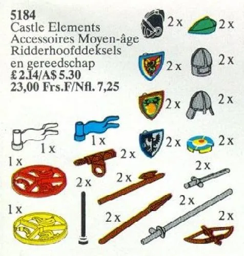 LEGO 5184-1 Castle Equipment