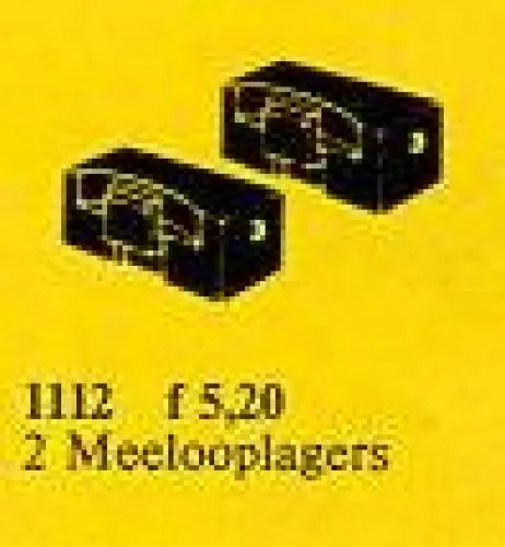 LEGO 1112-1 Train Sliding Wheel Blocks