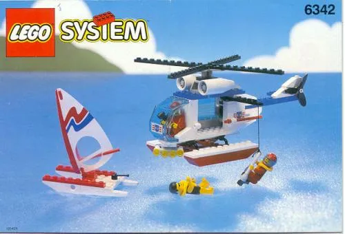 LEGO 6342-1 Beach Rescue Chopper
