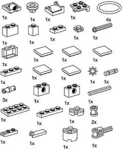 LEGO 9959-1 Special Elements for Intelligent House Building Set