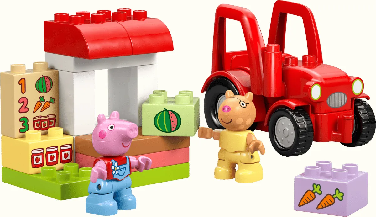 LEGO 10468-1 Tractor and Market