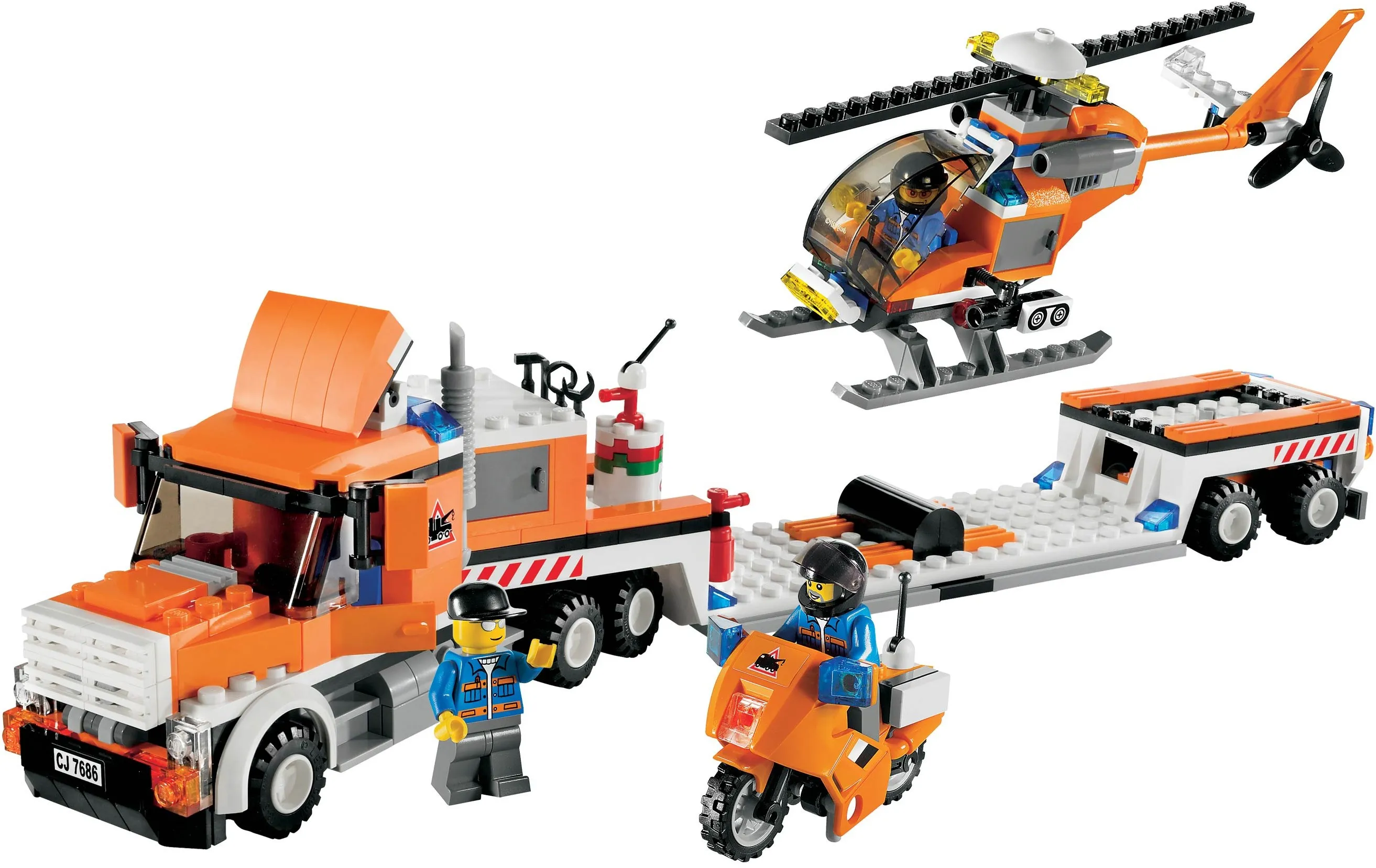 LEGO 7686-1 Helicopter Transporter
