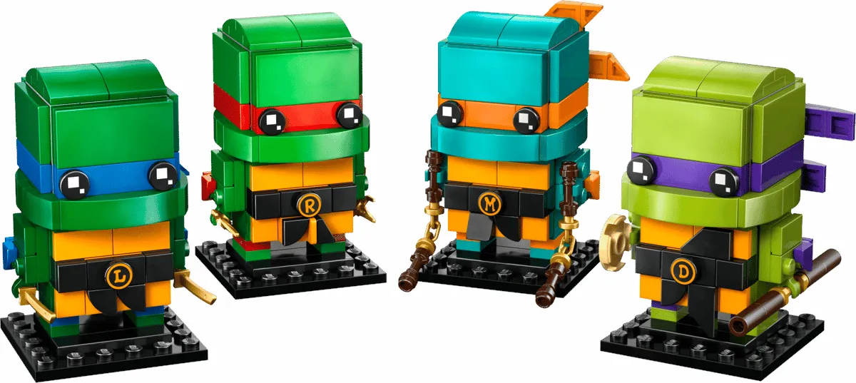 LEGO 40878-1 Teenage Mutant Ninja Turtles Figures