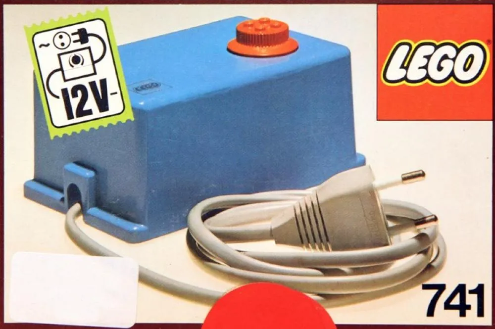 LEGO 741-1 12V New Transformer for 220V Pack