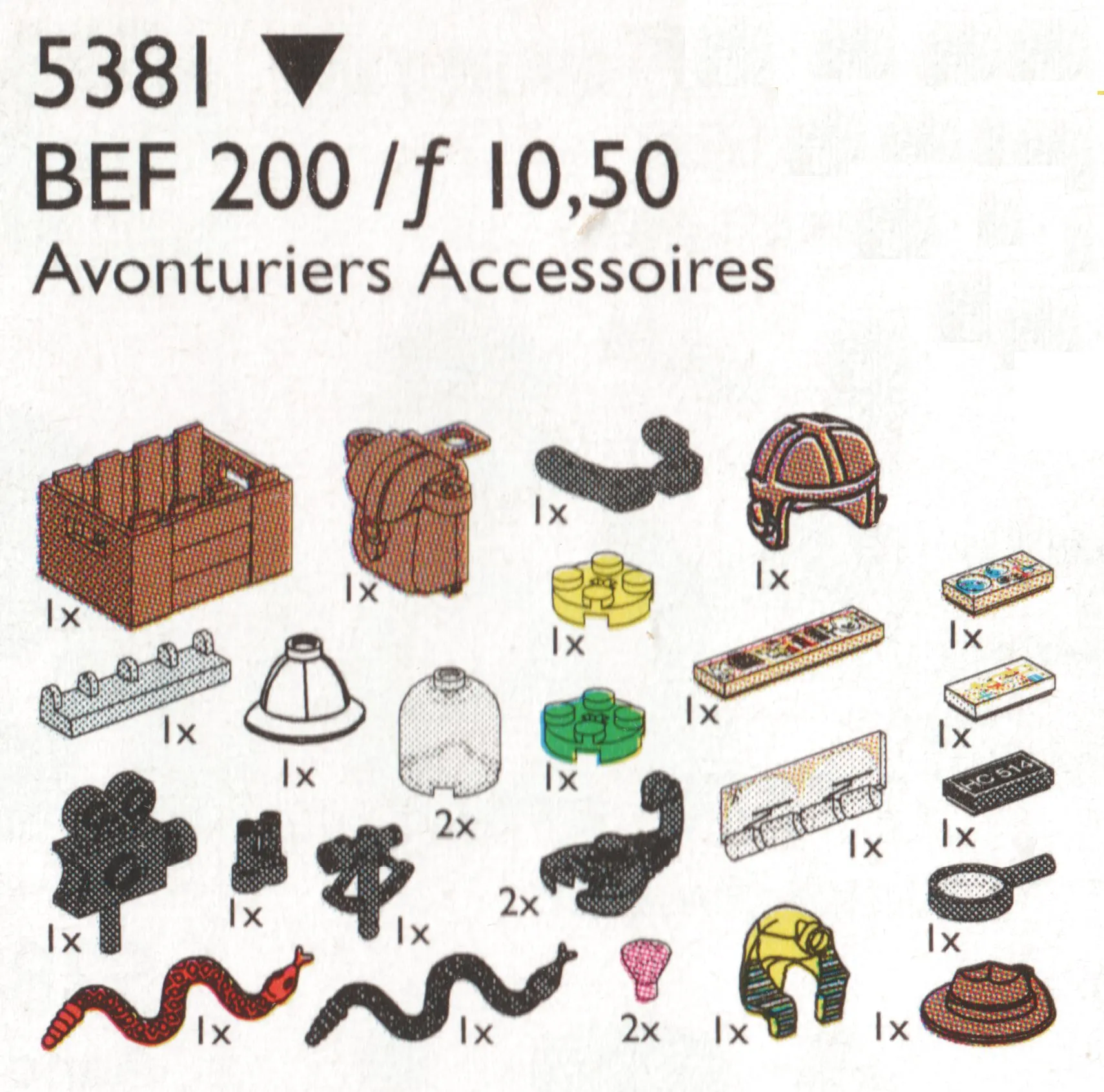 LEGO 5381-1 Adventurer's Accessories