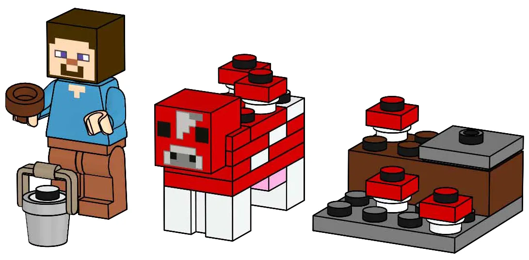 LEGO 662407-1 Steve and Mooshroom