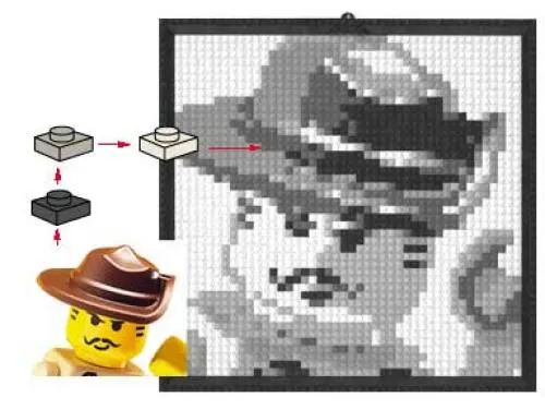 LEGO k34433-1 Lego Mosaic Johnny Thunder