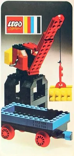 LEGO 132-2 Port Crane and Flat Waggon