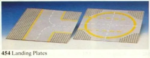 LEGO 454-1 Two Lunar Landing Plates