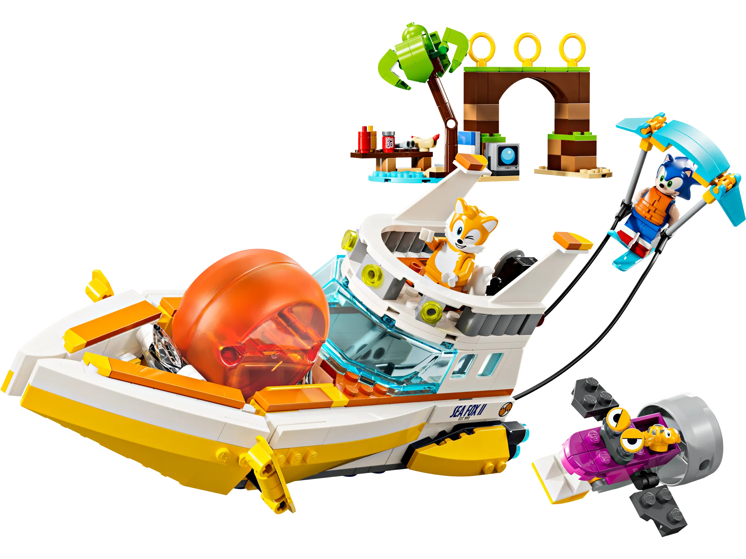 LEGO 76997-1 Tails' Adventure Boat