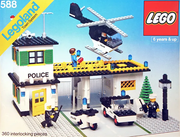 LEGO 588-1 Police Headquarters