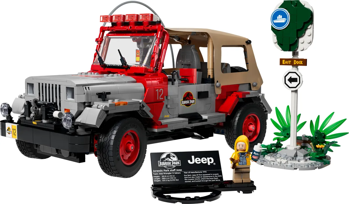 LEGO 77984-1 Jurassic Park Jeep Wrangler