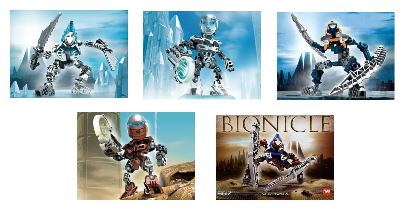 LEGO 65515-1 Matoran / Vahki Co-Pack 2 (contains 8610 8612 8615 8617 8619)