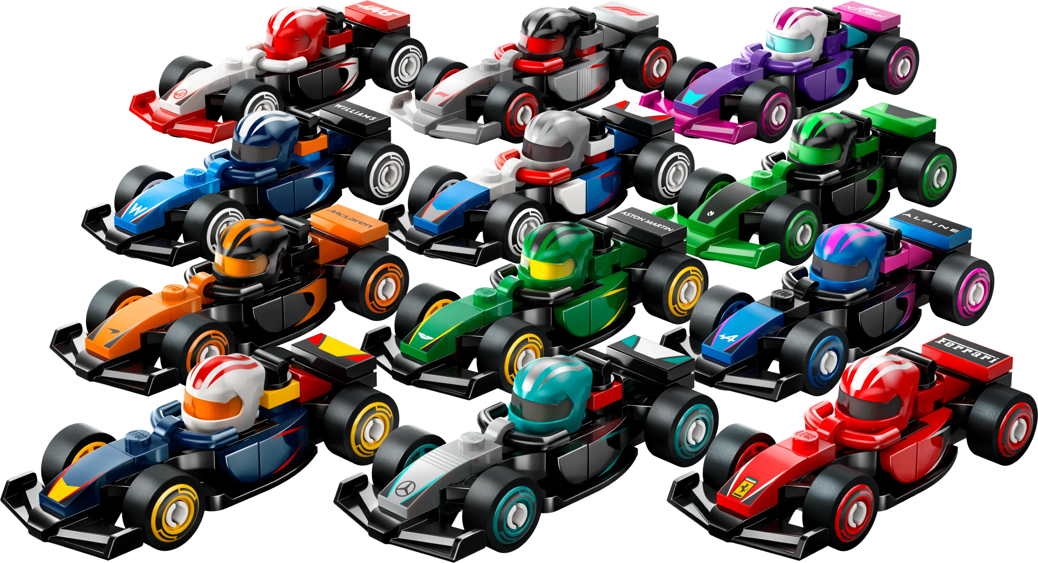 LEGO 71049-13 F1 Collectible Race Car - Complete - All Sets