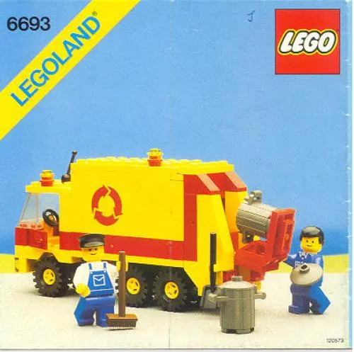 LEGO 6693-1 Refuse Collection Truck