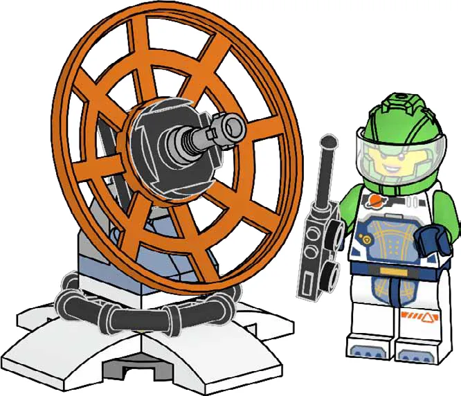 LEGO 952411-1 Astronaut and Radio Station