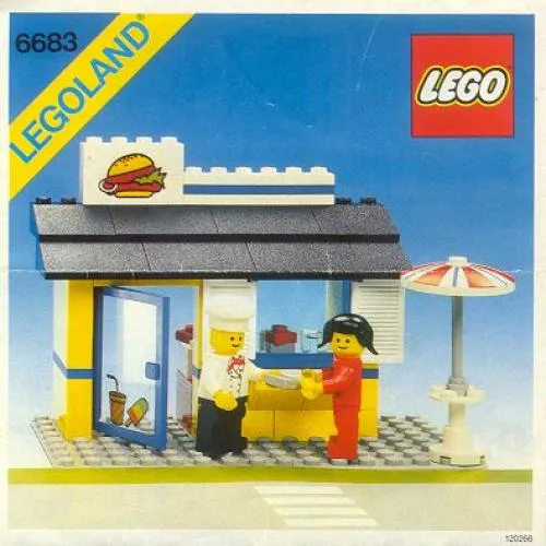 LEGO 6683-1 Burger Stand