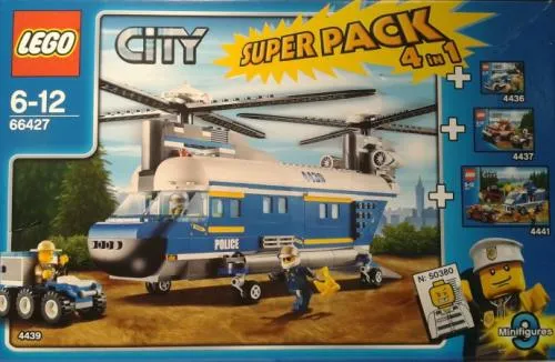 LEGO 66427-1 City Police Super Pack 4 in 1