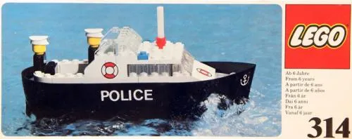 LEGO 314-1 Police Boat