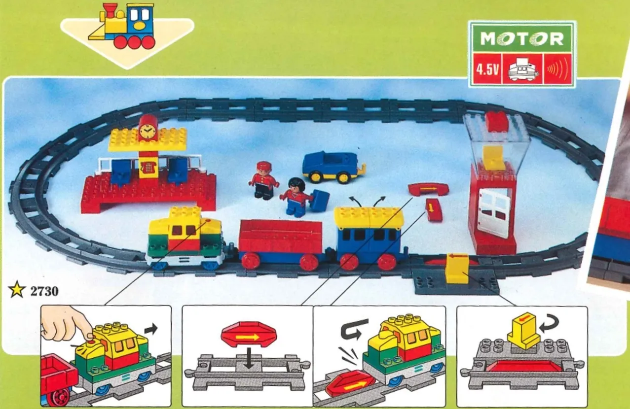 LEGO 2730-1 Electric Play Train Set