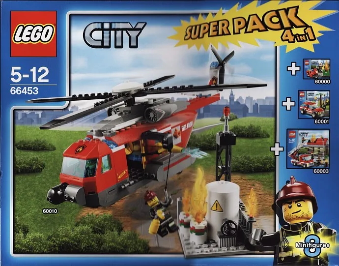 LEGO 66453-1 City Super Pack 4 in 1