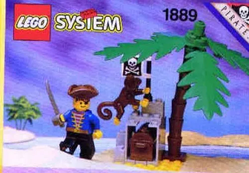 LEGO 1889-1 Pirate's Treasure Hold