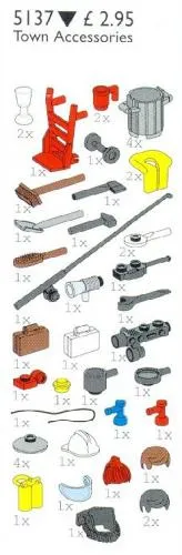 LEGO 5137-1 Town Accessories
