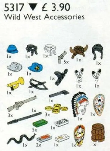 LEGO 5317-1 Wild West Accessories