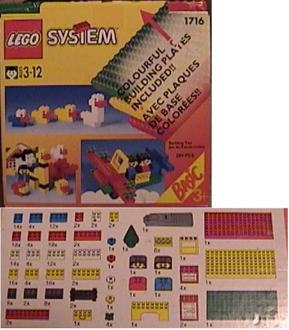 LEGO 1716-1 Starter Set with Building Plates
