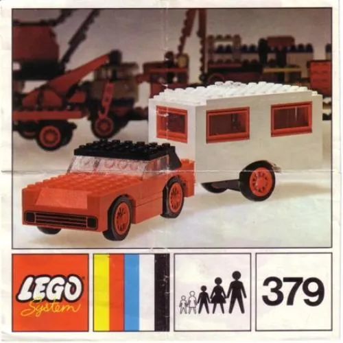 LEGO 379-2 Car and Caravan