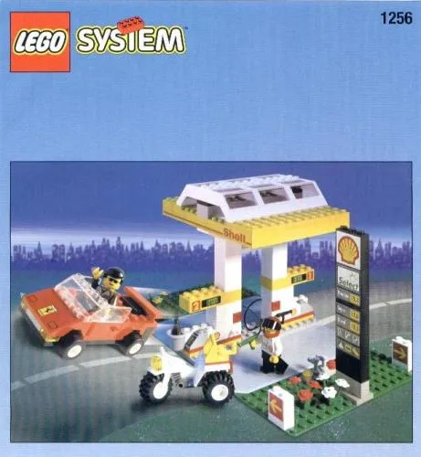 LEGO 1256-1 Shell Petrol Pump